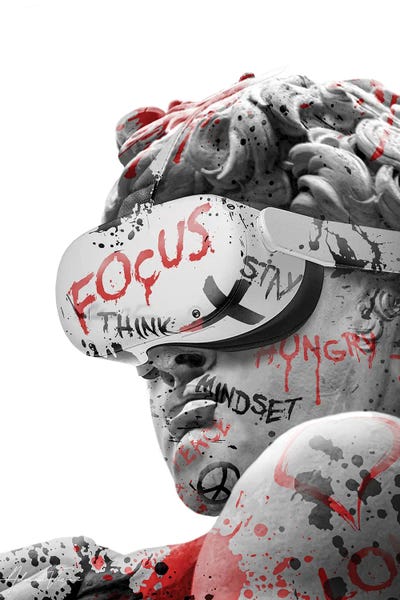 Focus Viewfinder by Adrian Vieriu framed canvas print