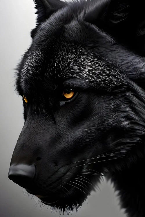 Black Wolf's Head, Animal