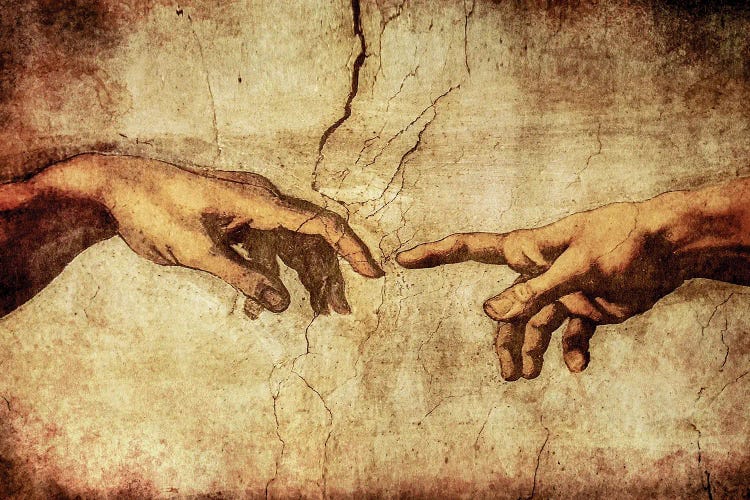 Creation Of Adam, Michelangelo's Frescoes