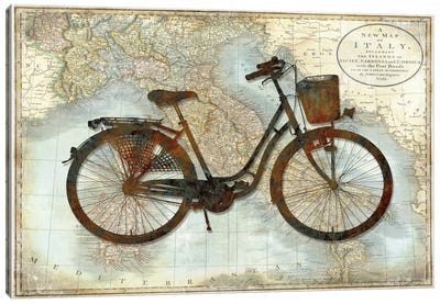 Bike Italy Canvas Art Print