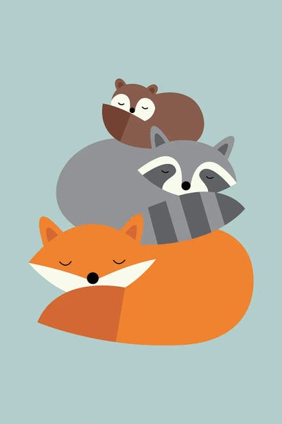 Raccoons: Dream Together by Andy Westface