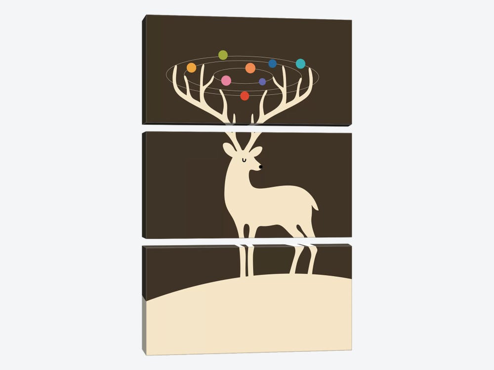 My Deer Universe by Andy Westface 3-piece Canvas Artwork