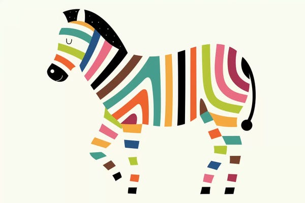 Mid-Century Modern Animals: Magic Code by Andy Westface