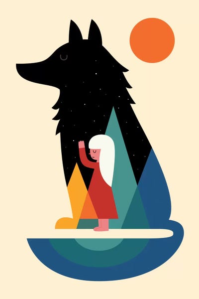 Best Friend by Andy Westface multi panel art