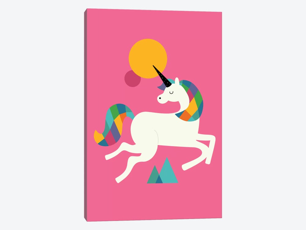 To Be A Unicorn by Andy Westface 1-piece Canvas Art
