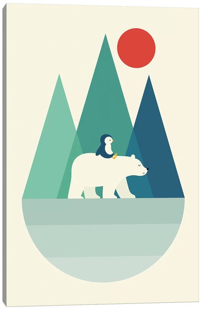 Bear You Canvas Art Print - Penguin Art