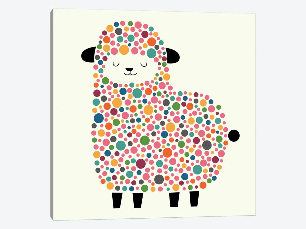 Bubble Sheep by Andy Westface 1-piece Canvas Artwork