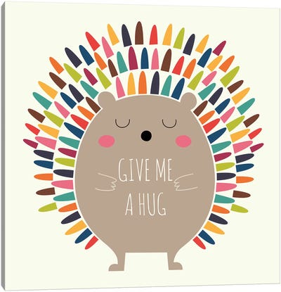 Give Me A Hug Canvas Art Print - Andy Westface