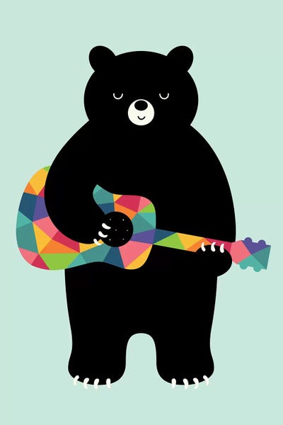 Happy Song by Andy Westface framed wall art