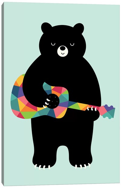 Happy Song Canvas Art Print - Andy Westface
