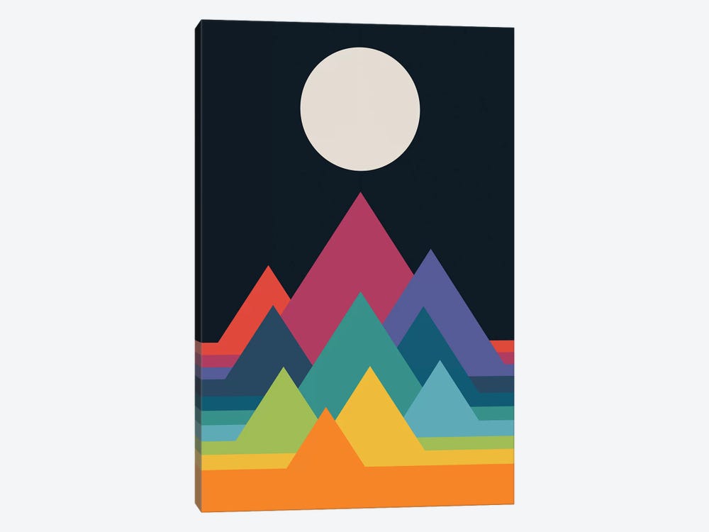 Whimsical Mountains by Andy Westface 1-piece Art Print