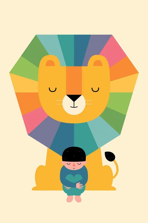 Courage by Andy Westface wall art