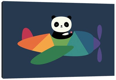 Happy Time Canvas Art Print - Panda Art