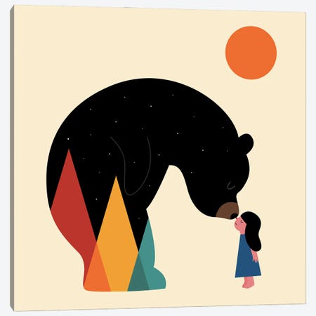 Nose To Nose Canvas Print #AWE96} by Andy Westface Canvas Artwork