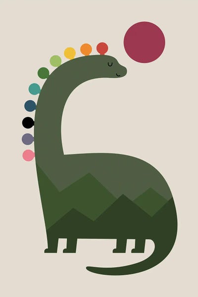 Kids Dinosaur Art: Light Up by Andy Westface
