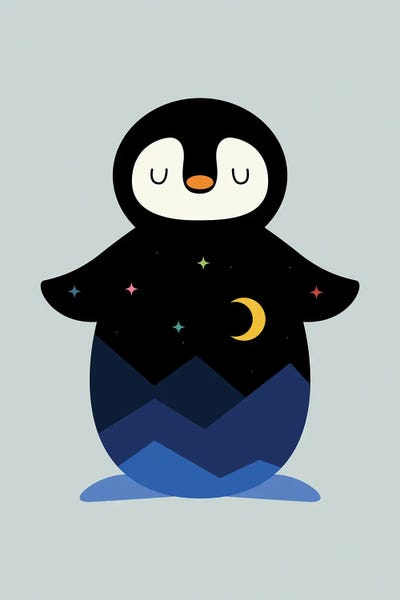 Penguins: Star Night by Andy Westface