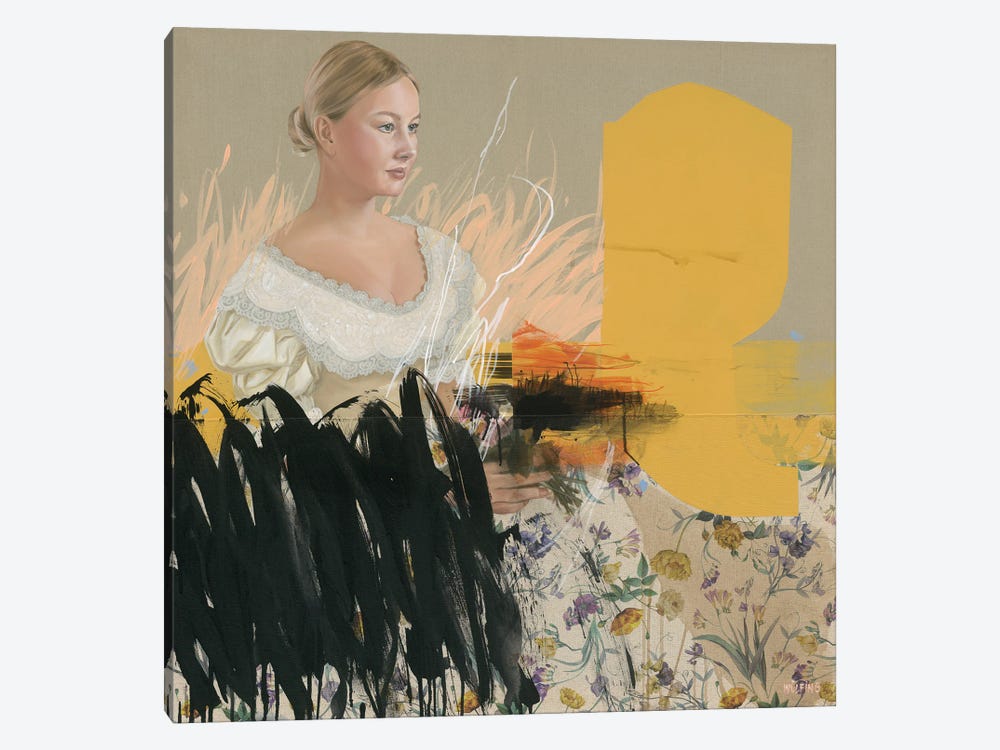 Miss Sunshine by Anja Wülfing 1-piece Canvas Art