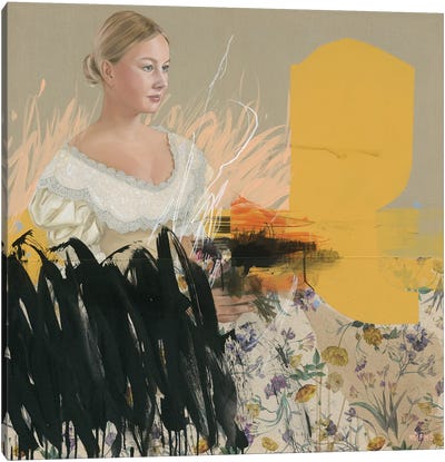 Miss Sunshine Canvas Art Print - Anja Wülfing