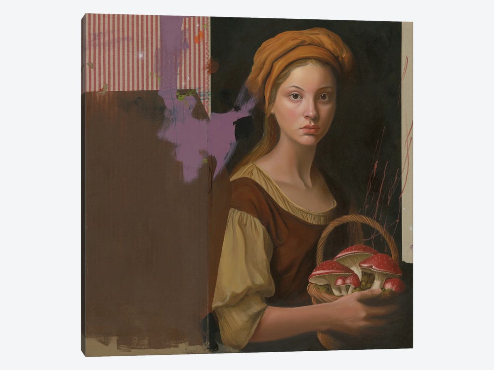 The Smart Girl by Anja Wülfing 1-piece Canvas Artwork