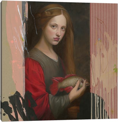 The Fishermans Maid Canvas Art Print - Renaissance ReDux