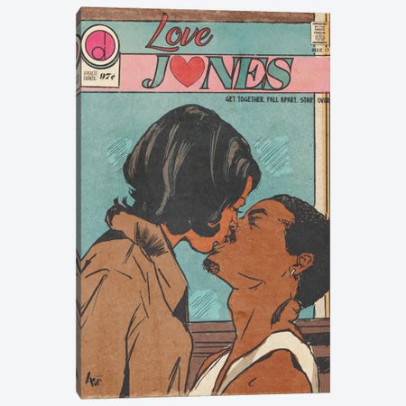 Love Jones III - Amacie Comix Canvas Print #AWH39} by Amanda Whitehurst Canvas Art