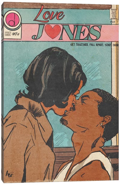 Love Jones III - Amacie Comix Canvas Art Print - Romance Movie Art