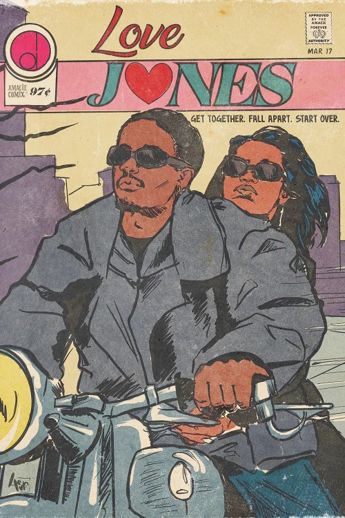 Love Jones I - Amacie Comix by Amanda Whitehurst wall art
