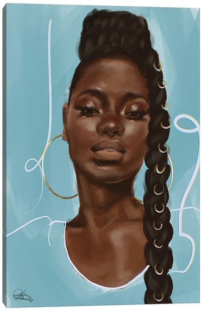 A Qween Canvas Art Print - Black History Month