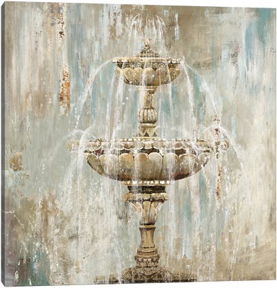 Fountain Canvas Art Print - Home Staging Living Room