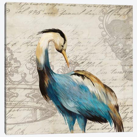 Heron I Canvas Print #AWI138} by Aimee Wilson Canvas Art