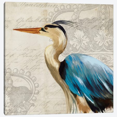 Heron II Canvas Print #AWI139} by Aimee Wilson Canvas Art