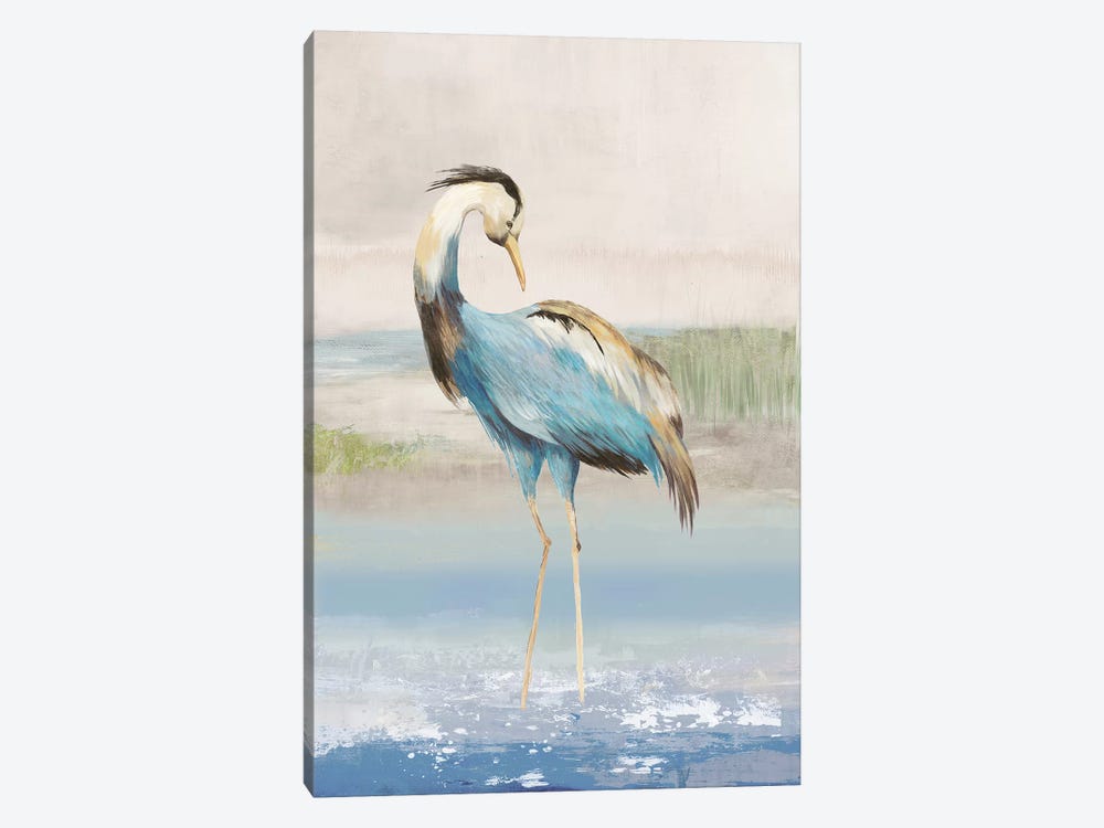 Heron On The Beach I by Aimee Wilson 1-piece Canvas Wall Art