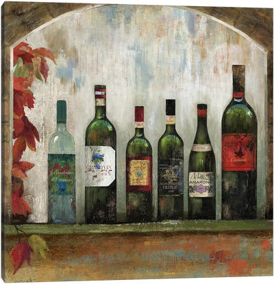 In A Row II Canvas Art Print - Winery/Tavern