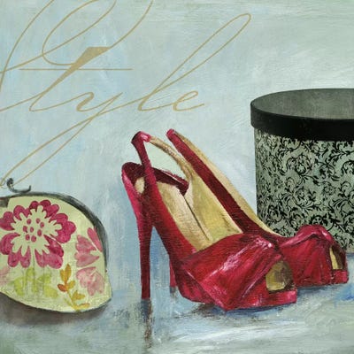 Shoe Style by Aimee Wilson framed canvas print