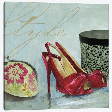 Shoe Style Canvas Print #AWI261} by Aimee Wilson Canvas Artwork