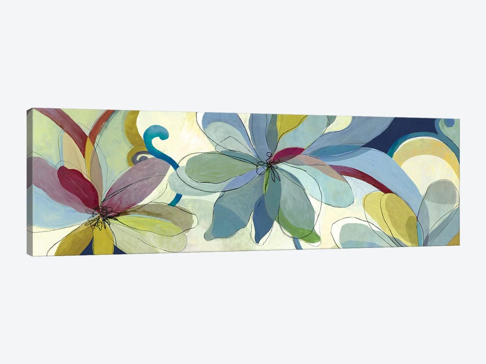 Silk Flowers I 1-piece Canvas Art