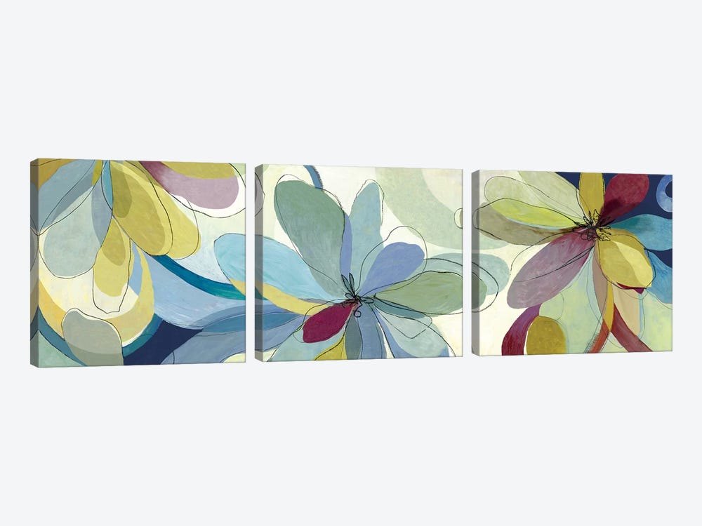 Silk Flowers II by Aimee Wilson 3-piece Art Print