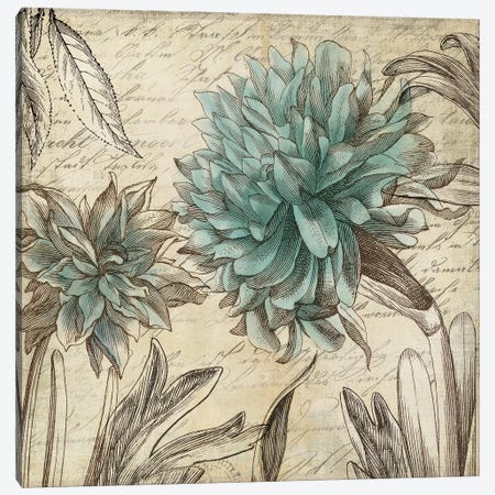 Blue Botanical I Canvas Print #AWI28} by Aimee Wilson Canvas Art