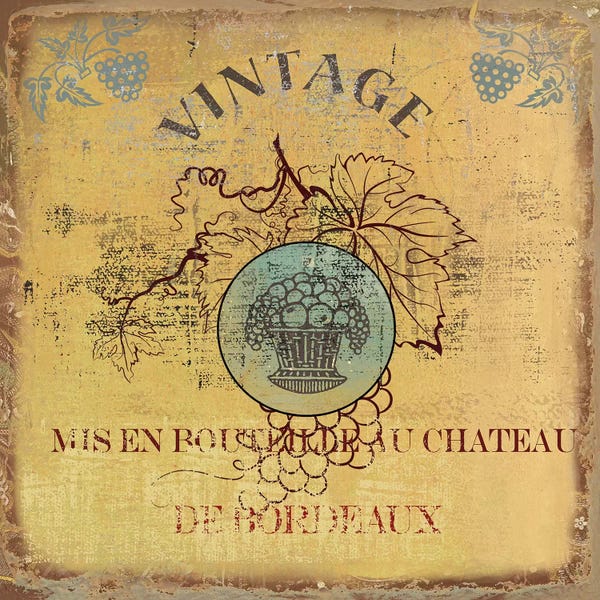 French Country Décor: Vino IV by Aimee Wilson