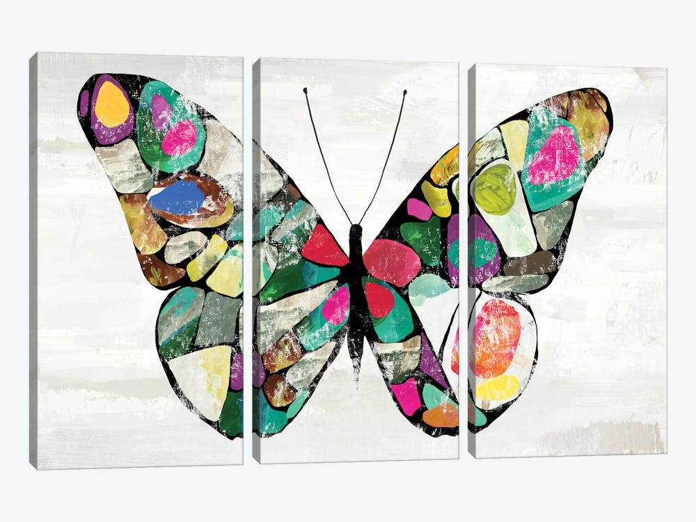 Butterfly by Aimee Wilson 3-piece Canvas Art Print