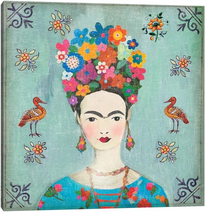 Farida Canvas Art Print - Frida Kahlo
