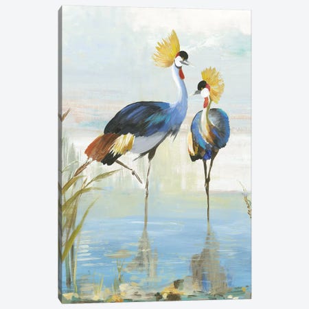 Heron Pairing Canvas Print #AWI358} by Aimee Wilson Canvas Art