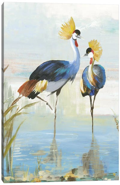 Heron Pairing Canvas Art Print - Aimee Wilson