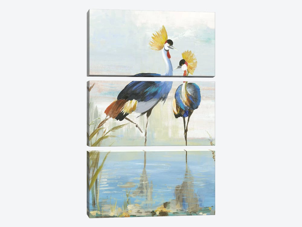 Heron Pairing by Aimee Wilson 3-piece Canvas Wall Art