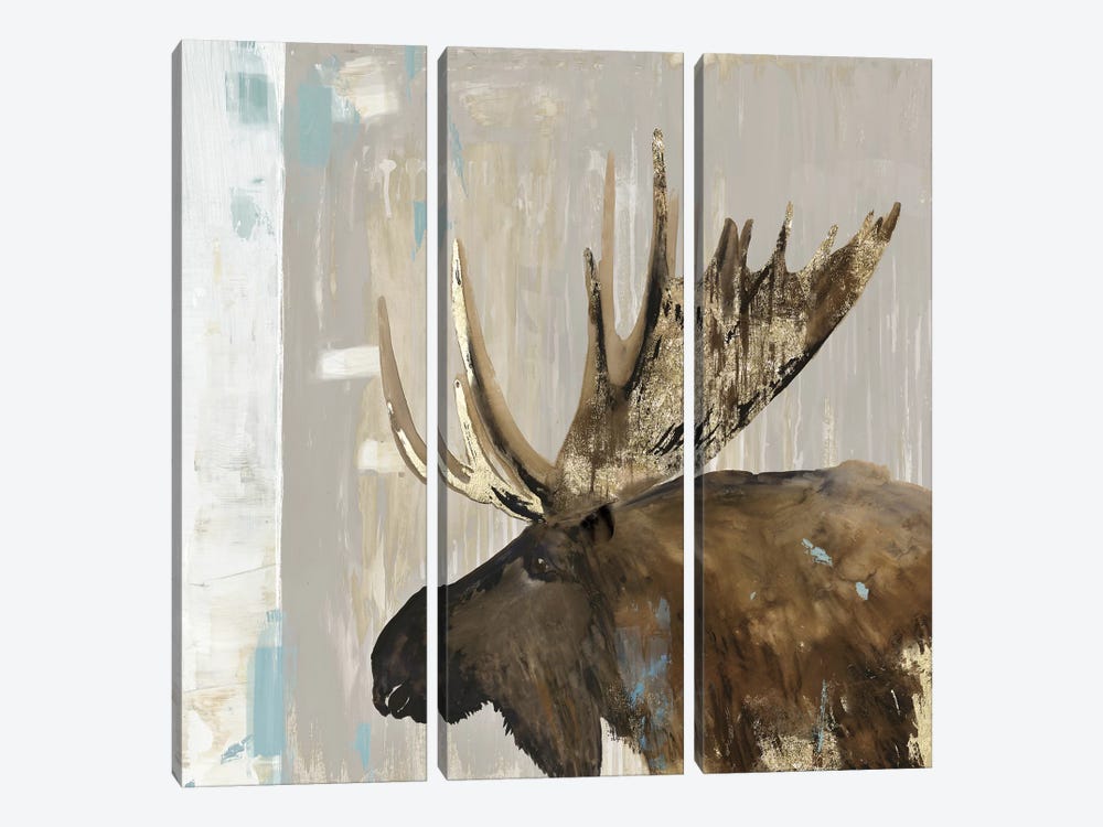 Moose Tails I by Aimee Wilson 3-piece Canvas Art