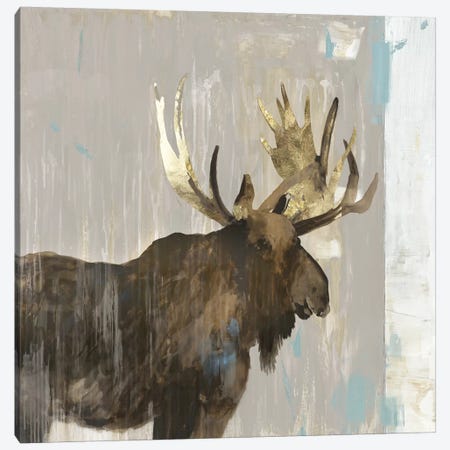 Moose Tails II Canvas Print #AWI362} by Aimee Wilson Art Print