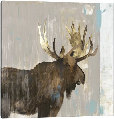 Moose Tails II Canvas Art Print - Moose Art