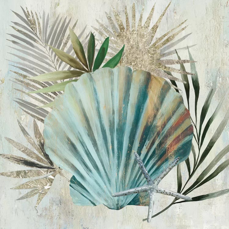 Turquoise Shell I by Aimee Wilson wall art