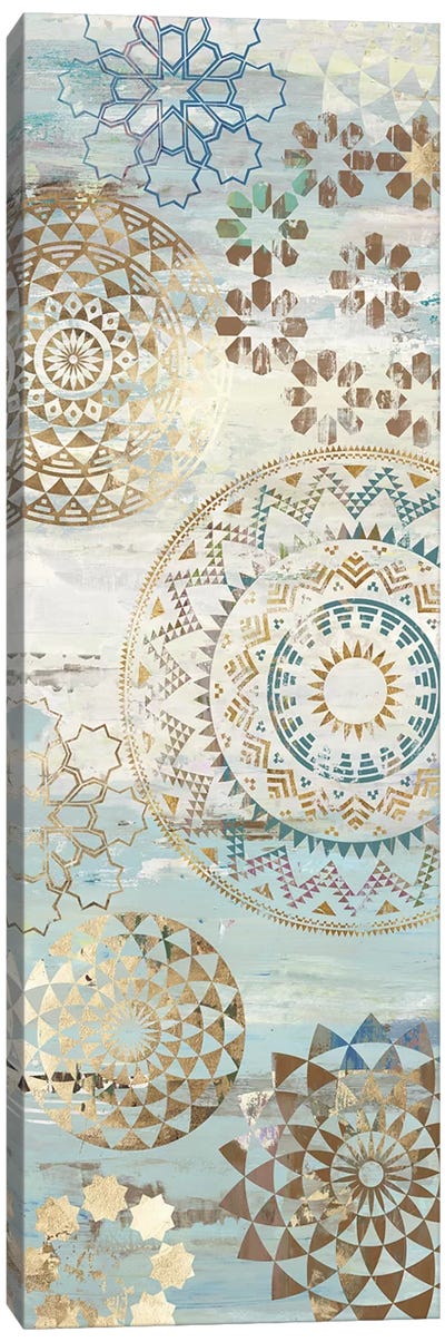 Blue Mosaic I  Canvas Art Print - Moroccan Patterns