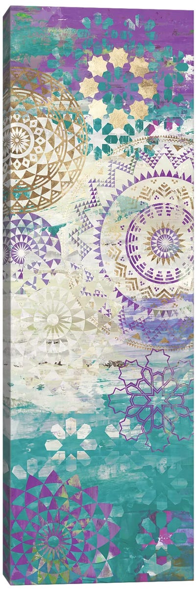 Purple Mosaic II  Canvas Art Print - Global Patterns